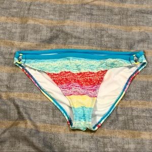 Pastel rainbow bikini bottom